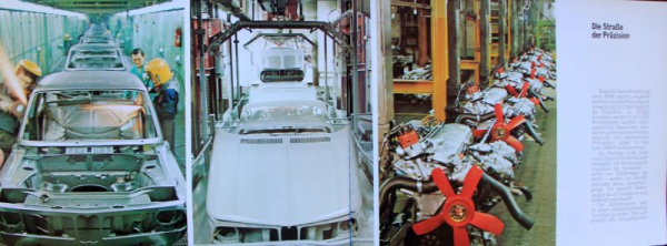 BMW Modelprogram 1971 "Ein Gang durch das Werk" Carbrochure (10305)